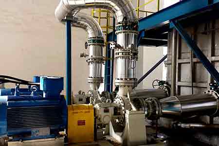 KPP係列化工流程離心（xīn）泵在揚子江石化使用現場（chǎng）