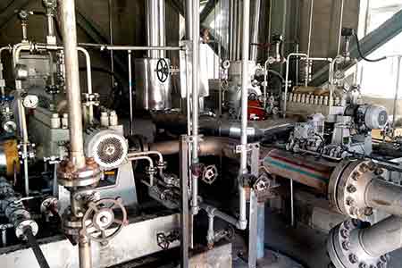 KHP係（xì）列臥式中開多級離心泵在興安盟博源化學公司使用現（xiàn）場