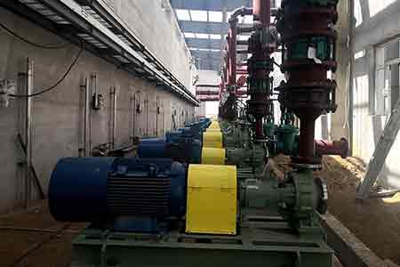 KCC係列（liè）化工離心泵在內蒙古久泰新材料有限公司使用現場