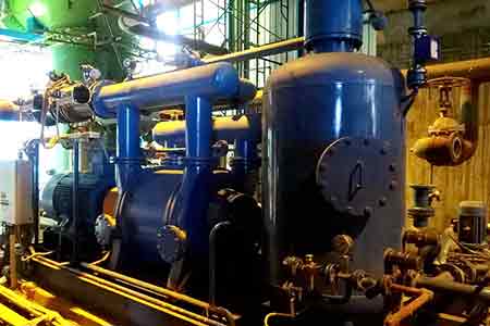 媚娘直播（lái）液環泵（bèng）機（jī）組在（zài）印度電廠使用現場