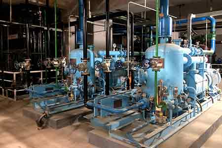 媚娘直播（lái）液環泵機組在（zài）華能蘇州燃機熱（rè）電有限公司使（shǐ）用現場