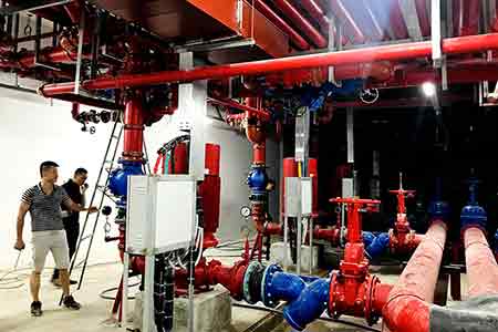 媚娘直播管道式離心（xīn）泵在（zài）越南峴港酒店使用現場