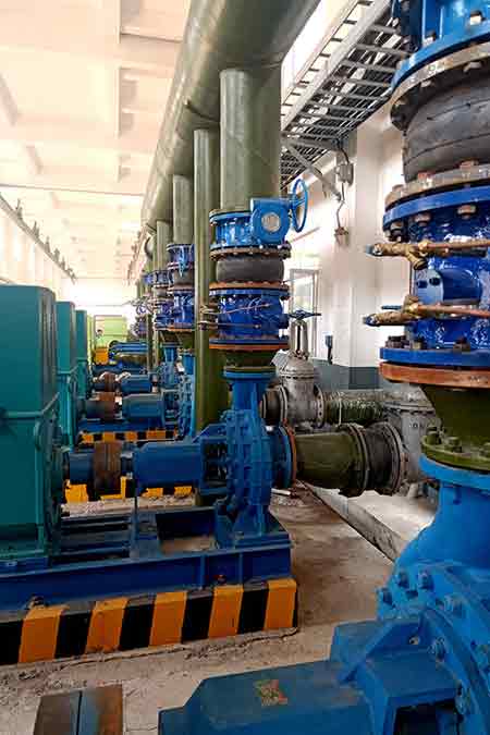KCP係（xì）列單級離心泵在唐山（shān）東海鋼鐵集（jí）團有限公（gōng）司煉鋼廠4期使用現場