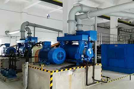 媚娘直播液環泵機組在（zài）沈東熱電廠脫硫項目使用現場