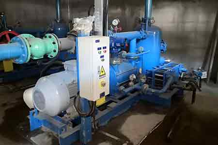 肯（kěn）富來液環（huán）泵機組在鄭（zhèng）州正興（xìng）環（huán）保能源有限公司使用現場